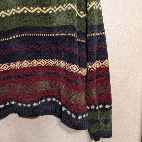 Carolina Colours Multicolor V-Neck Womans Sweater Size Xl Pre-owned - Picture 3 of 7